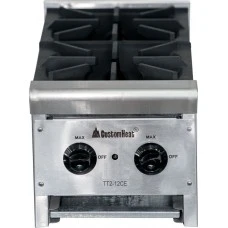 Плита газова настільна 2-х конфорочна ТТ2-12СЕ CustomHeat