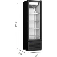 CR 300 Холодильна шафа з одними дверима CRYSTAL S.A. Греція