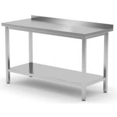 Стіл зі стільницею та полицею, на болтах – настінний 1000x700x850 mm