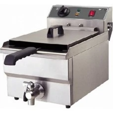 ФРИТЮРНИЦЯ ОДИНАРНА З КРАНОМ 10 л HKN-FT10N*
