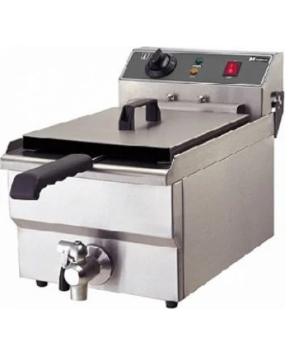 ФРИТЮРНИЦЯ ОДИНАРНА З КРАНОМ 10 л HKN-FT10N*