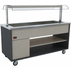 Теплова витрина - 1,9 x 0,8 m - 5x GN 1/1 GGM Gastro