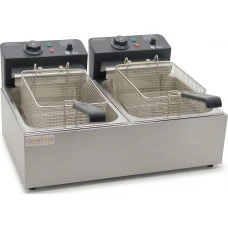 Фритюрниця подвійна електрична професійна GoodFood EF66 BLACK