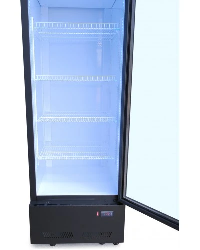 Шафа холодильна для напоїв GoodFood BC360BW2LEDCOL чорна-біла