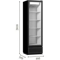 CR 450 Холодильна шафа з одними дверима CRYSTAL S.A. Греція