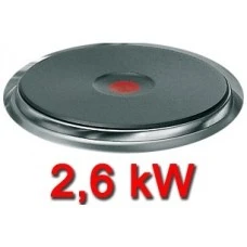 Плита електрична, 2 круглі конфорки (5,2 кВт) GGM Gastro