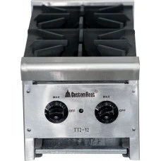 Плита газова настільна 2-х конфорочна ТТ2-12 CustomHeat