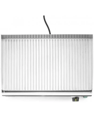 Поверхня для смаження-гриль - рифлена, Kitchen Line, 220-240В/2400Вт, 527x404x(H)233мм
