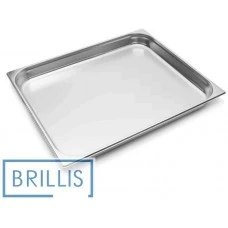 Гастроємність Brillis н/ж сталь GN 2/1-65 мм (650x530x65мм)