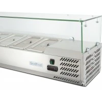 Вітрина холодильна для топінгу GoodFood GF-VRX1400/380-H6C