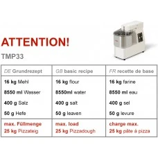 Тістоміс 33 літри / 25 kg - 400 В GGM Gastro