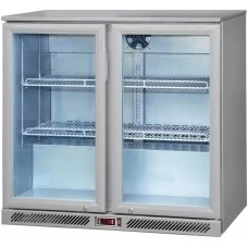 Холодильник барний - 0,9 m - 220 Л - 2 скляних дверей GGM Gastro