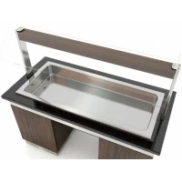 Салат-бар тепловий - 1,6 x 1,0 м - 4x GN 1/1 GGM Gastro