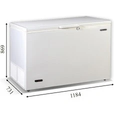 IRAKLIS 36 (342л) Морозильна скриня з глухою кришкою CRYSTAL Греція