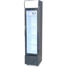 Шафа холодильна для напоїв GoodFood BC160BW2LED чорна-біла