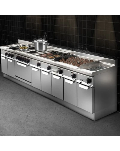 Плита електрична, 2 круглі конфорки (5,2 кВт) GGM Gastro