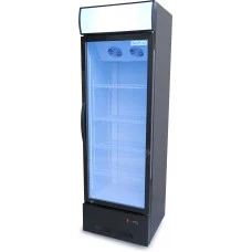 Шафа холодильна для напоїв GoodFood BC360BW2LEDCOL чорна-біла
