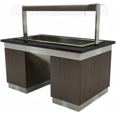 Салат-бар тепловий - 1,6 x 1,0 м - 4x GN 1/1 GGM Gastro