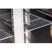 Холодильний стіл ECO - 2,2 x 0,7 m - з 4 скляних дверей GGM Gastro