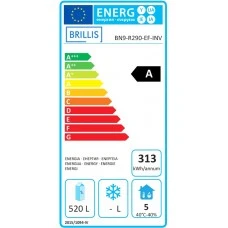 Шафа холодильна енергозберігаюча BRILLIS BN9-LED-R290-EF-INV