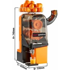 Прес для цитрусових електричний - Orange - Механічне управління - зливний кран та сомоочищення GGM Gastro