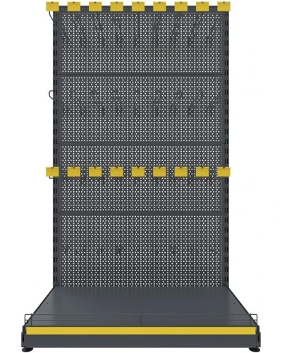 Торговий стелаж TSРP-1 (1650х950) пристінний перфорований
