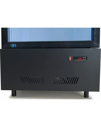 Шафа холодильна для напоїв GoodFood BC360BW2LEDCOL чорна-біла