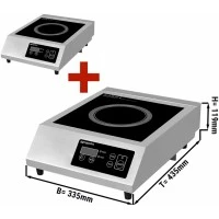 Плита індукційна - 3,5 kW GGM Gastro