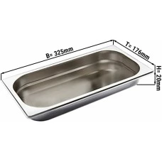 Гастроємність GN 1/3 - глибина: 20 мм GGM Gastro