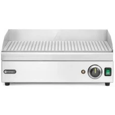 Поверхня для смаження-гриль - рифлена, Kitchen Line, 220-240В/2400Вт, 527x404x(H)233мм