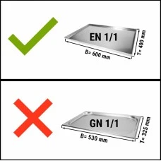 Шафа розстійна на 8x EN 60 х 40 см GGM Gastro