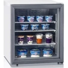 ШАФА МОРОЗИЛЬНА БАРНА HURAKAN HKN-UF100G НА 88 Л, СКЛЯНІ РОЗПАШНІ ДВЕРІ