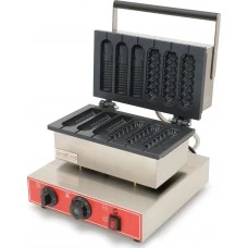 Апарат КОРН-ДОГ для приготування вафлі на паличці GoodFood CM6A (3+3)