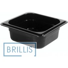 Гастроємність РС 1/6-65 мм з полікарбонату Brillis (159х173х65) чорна