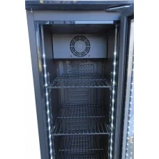 Шафа холодильна для напоїв GoodFood BC160BB2LED чорна-чорна