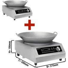 Wok Плита індукційна - 3,5 kW - inkl. WOK GGM Gastro