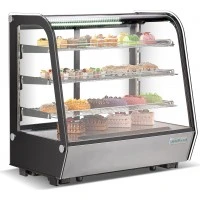 Вітрина холодильна GoodFood RTW195L нержавіюча сталь