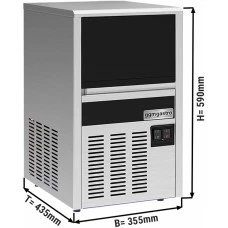 Льдогенератор - циліндр - 22 kg/ 24 h GGM Gastro