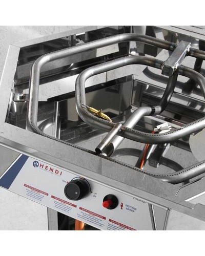 Газовий гриль для сковорідок FIESTA-600 4800W - Hendi 1460021