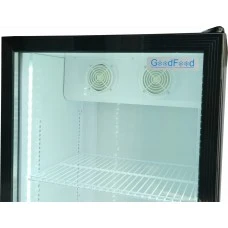 Шафа холодильна для напоїв GoodFood BC360NBW2LED чорна-біла