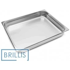 Гастроємність Brillis н/ж сталь GN 2/1-100 мм (650x530x100мм)