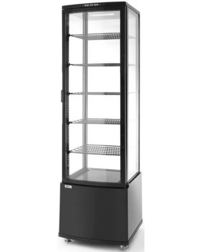 Вітрина холодильна, 280 л, 556x526x(H)1913 мм - чорна