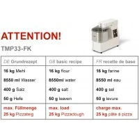 Тістоміс (33 л-25 кг/2 швидкості) 400 B GGM Gastro