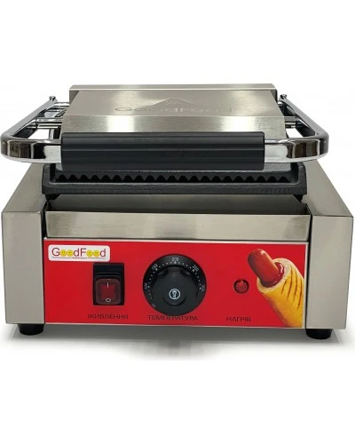 Гриль контактний GoodFood ECG10EA Panini RED