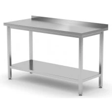 Стіл зі стільницею та полицею, на болтах – настінний 1400x700x850 mm