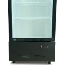 Шафа холодильна для напоїв GoodFood BC360NBW2LED чорна-біла