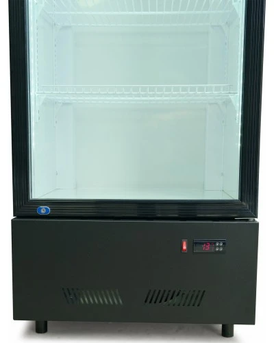 Шафа холодильна для напоїв GoodFood BC360NBW2LED чорна-біла