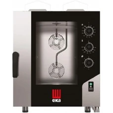 Конвектомат-Конвекційно-парова газова духовка Millennial Smart Gastro, 7x GN 1/1 - електромеханічне управління, Tecnoeka, 13500kW, 730x855x(H)951mm