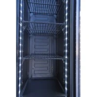 Шафа холодильна для напоїв GoodFood BC160BB2LED чорна-чорна