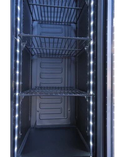 Шафа холодильна для напоїв GoodFood BC160BB2LED чорна-чорна